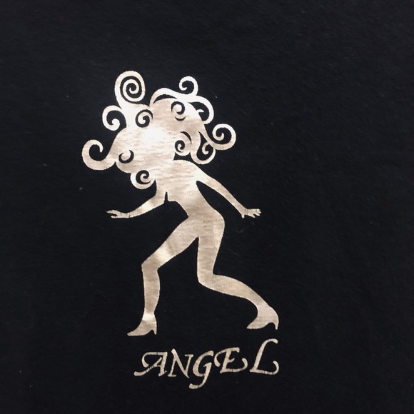 Eyeshadow Tops - Vintage Big Hair Angel (Charlie’s) Silhouette Tee